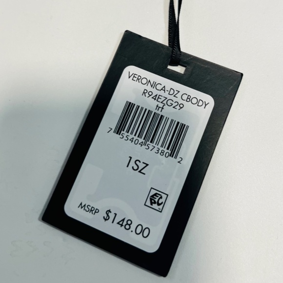 DKNY VERONICA Double Zip Crossbody Bag Quilted Dk Clay Chevron Fa… - Picture 13 of 13